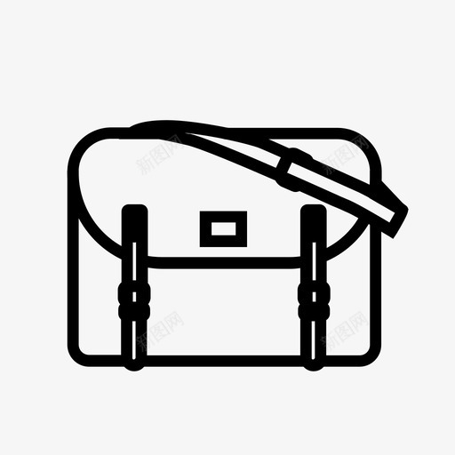 采购产品邮递袋邮袋手提包图标svg_新图网 https://ixintu.com 公文包 女式手袋 手提包 旅行 时尚 背包 邮袋 采购产品邮递袋 随身携带