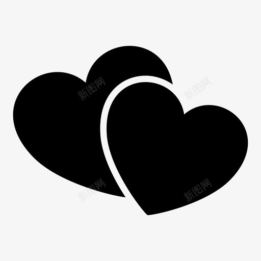心丈夫亲密图标svg_新图网 https://ixintu.com 丈夫 亲密 心 情人节 浪漫 灵魂伴侣 爱
