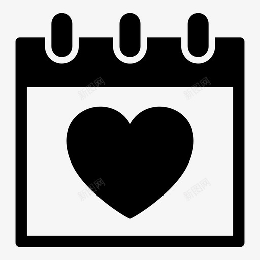 情人节浪漫爱情图标svg_新图网 https://ixintu.com 亲吻 心 情人节 日历 浪漫 爱情 礼物购买 约会夜 节日