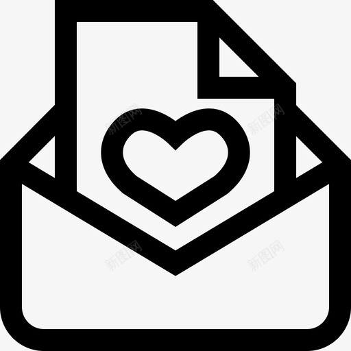 情书诗歌便条图标svg_新图网 https://ixintu.com 便条 信件 婚礼图标 心 情书 情感 文字 诗歌 邮件