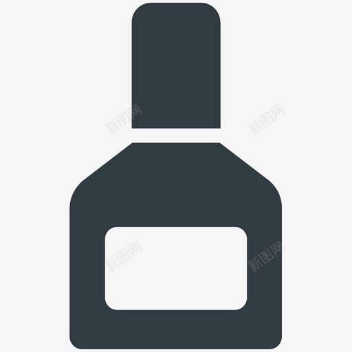 化妆水瓶时尚和服装酷标图标svg_新图网 https://ixintu.com 化妆水瓶 时尚和服装酷矢量图标