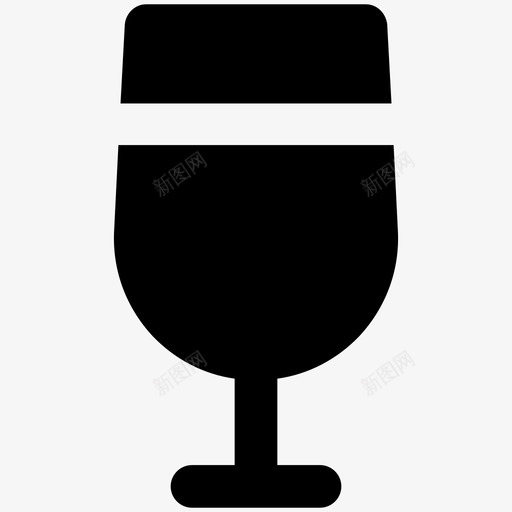 鸡尾酒夏日大胆的纯色图标svg_新图网 https://ixintu.com 夏日大胆的纯色图标 鸡尾酒