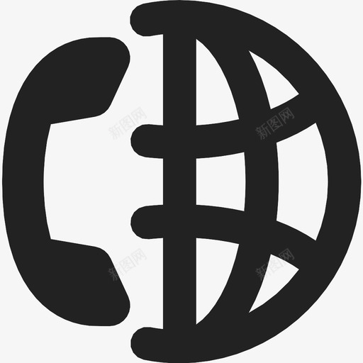 国际电话网络电话voip图标svg_新图网 https://ixintu.com voip 世界 国家 国际电话 电话会议 网络电话 语音电话 长途