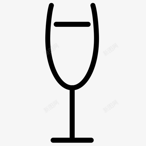 香槟酒精气泡图标svg_新图网 https://ixintu.com 气泡 葡萄酒 酒精 长笛 饮料 香槟 香槟杯