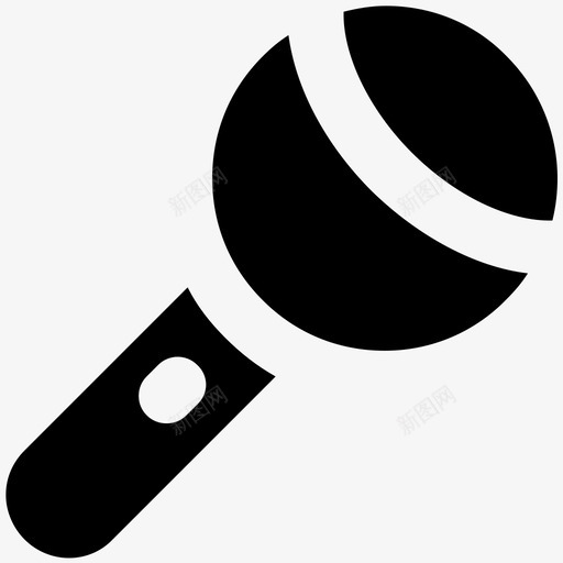 麦克风声音演出片段图标svg_新图网 https://ixintu.com 声音 对象 录音 文章 材料 演出片段 讲话 通信粗体实心图标 音频 项目 麦克风