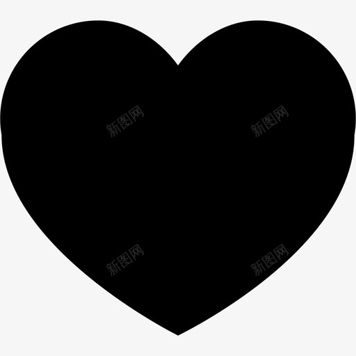 心形黑色形状形状酷图标svg_新图网 https://ixintu.com 形状 心形黑色形状 酷图标