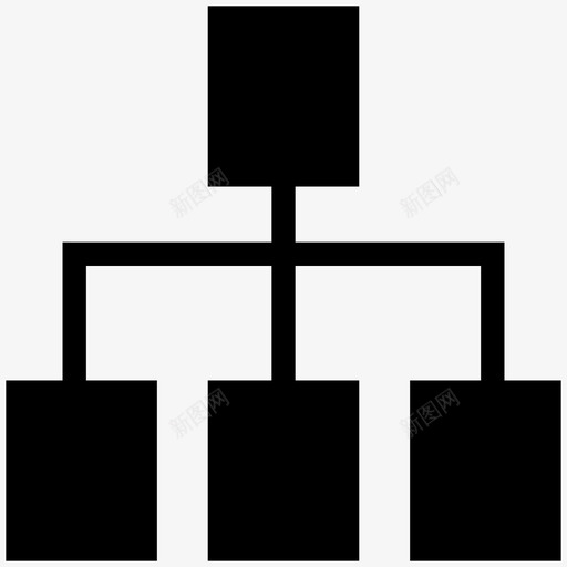 层次结构电子实体图标svg_新图网 https://ixintu.com 层次结构 电子实体图标