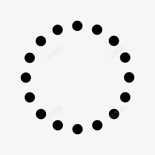 点圆点项链图标svg_新图网 https://ixintu.com 外壳 点 点圆 碎片 虚线 边界 连接 项圈 项链