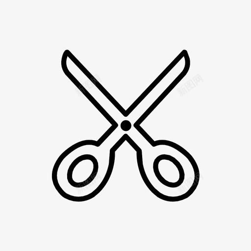 剪刀夹子优惠券图标svg_新图网 https://ixintu.com 优惠券 剪刀 夹子 撕开 纸 锋利