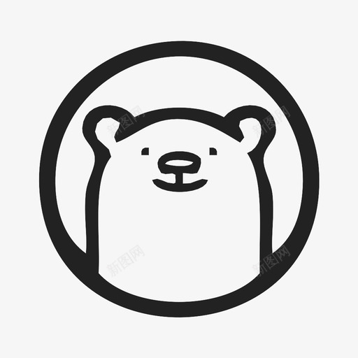 土拨鼠动物耳朵图标svg_新图网 https://ixintu.com 冬天 动物 嘴 土拨鼠 土拨鼠日 眼睛 耳朵 鼻子