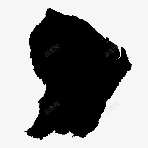法属圭亚那外国法国图标svg_新图网 https://ixintu.com 圭亚那 地图 地理 外国 旅游 法国 法属圭亚那 陆地