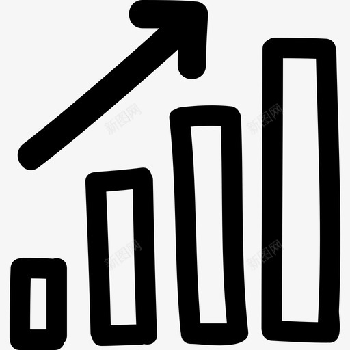 手绘条形图形符号商务手绘图标svg_新图网 https://ixintu.com 商务 手绘 手绘条形图形符号