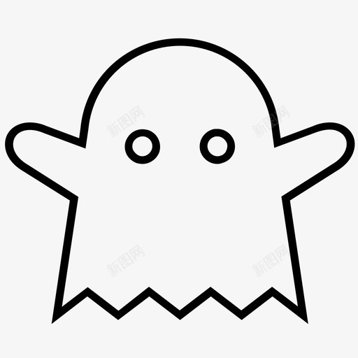 鬼魂死人万圣节图标svg_新图网 https://ixintu.com 万圣节 幽灵 怪物 恐怖 死人 超自然 闹鬼 鬼魂