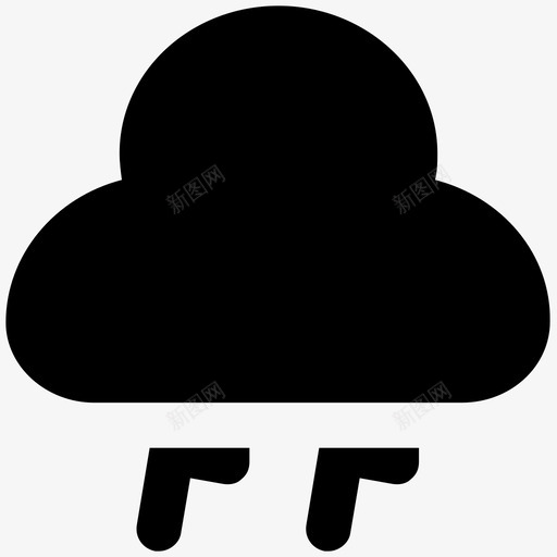 雷雨夏天大胆的固体图标svg_新图网 https://ixintu.com 夏天大胆的固体图标 雷雨