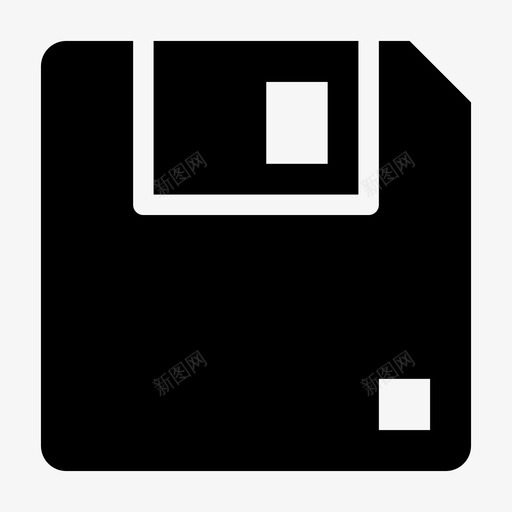 软盘数据驱动器图标svg_新图网 https://ixintu.com 保存 信息 字形 存储 数据 文件 软盘 过时 驱动器