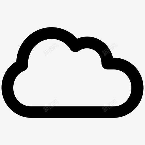icloud搜索引擎优化和营销加粗线条图标svg_新图网 https://ixintu.com icloud 搜索引擎优化和营销加粗线条图标