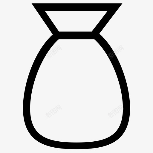 钱袋富人金融图标svg_新图网 https://ixintu.com 储蓄 富人 用户界面图标 硬币 货币 购买 金融 钱袋 银行