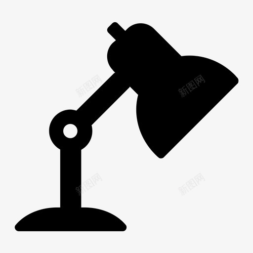 台灯关小灯图标svg_新图网 https://ixintu.com 关 台灯 图书馆 小灯 打开 文书工作 灯 阅读