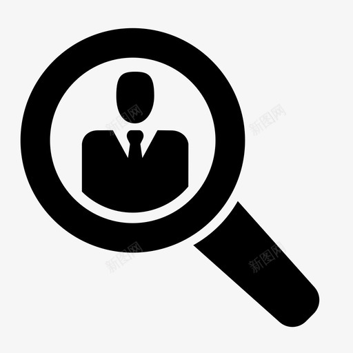 招聘人员工作人力资源图标svg_新图网 https://ixintu.com 人力资源 人力资源和招聘 员工 商人 大学 工作 拒绝 招聘人员 接受 搜索 申请