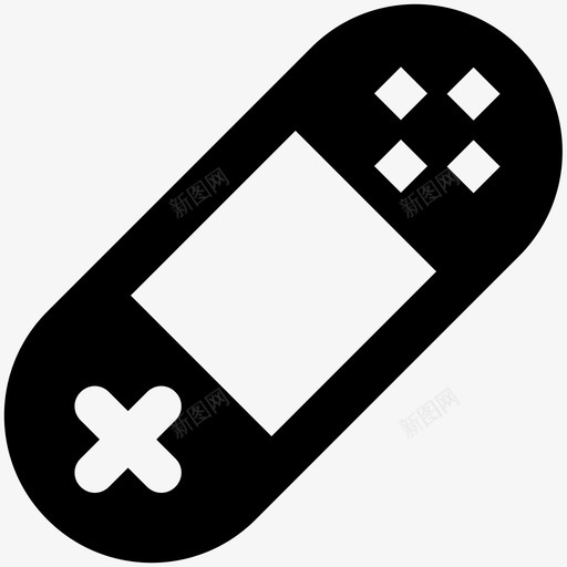 手持游戏机按钮设备图标svg_新图网 https://ixintu.com 便携 手持游戏机 按钮 游戏 电子酷向量图标 设备 键盘