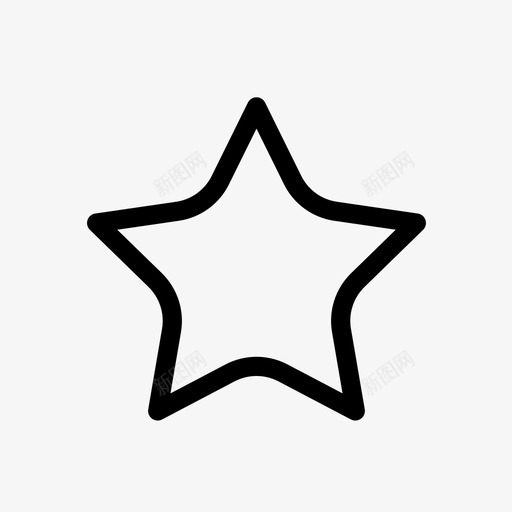 星星底部收藏夹图标svg_新图网 https://ixintu.com vip 向上 唯一 天空 底部 收藏夹 星星 标记 线条图标ui 顶部