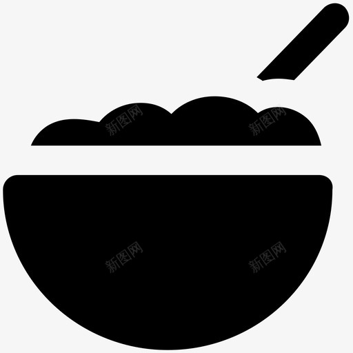 中餐美食大胆的固体图标svg_新图网 https://ixintu.com 中餐 美食大胆的固体图标