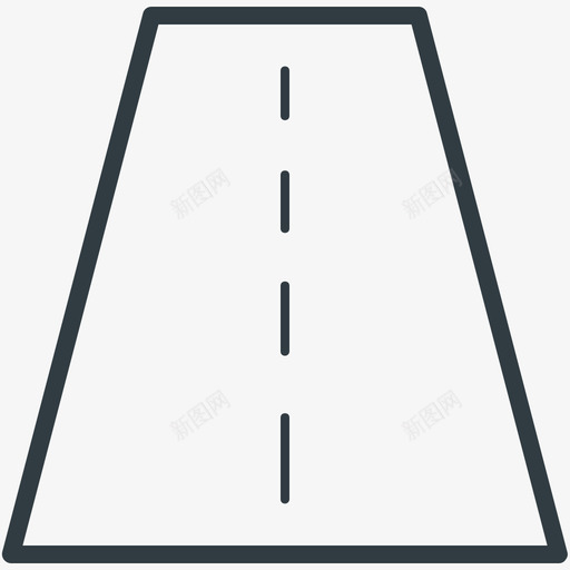 道路地图和导航线图标svg_新图网 https://ixintu.com 地图和导航矢量线图标 道路