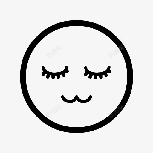 高兴表情快乐图标svg_新图网 https://ixintu.com 微笑 快乐 表情 高兴