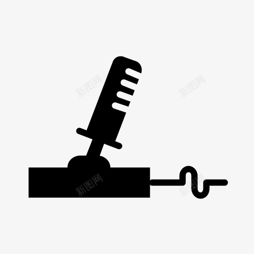 游戏杆物品控制器图标svg_新图网 https://ixintu.com 室内游戏和体育实心图标 展示物品 控制器 材料 游戏 游戏杆 物品