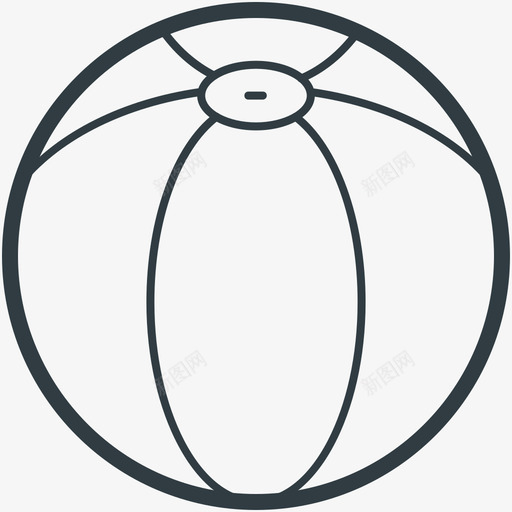保龄球游戏线图标svg_新图网 https://ixintu.com 保龄球 游戏矢量线图标
