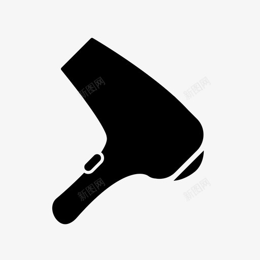 吹风机普罗米修斯鬃毛图标svg_新图网 https://ixintu.com 吹风机 女孩 普罗米修斯 普罗米托厄瓜多尔电影 梳子 烫发 美容 风格 鬃毛