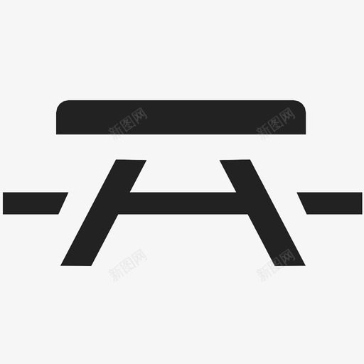 长凳公园休息坐图标svg_新图网 https://ixintu.com 公园休息 坐 室外 座位 户外座位 椅子 等候地点 野餐 长凳