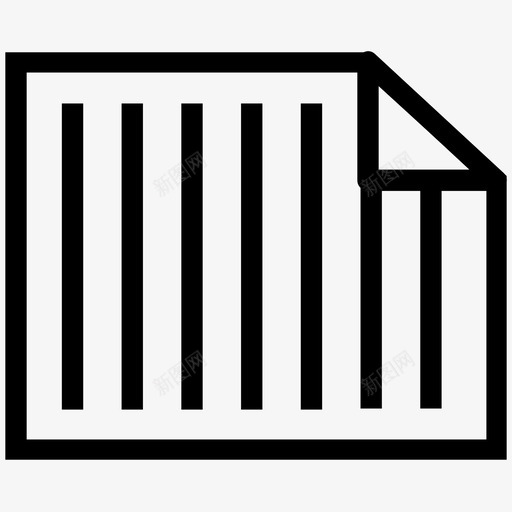 条形码标签物流配送线图标svg_新图网 https://ixintu.com 条形码标签 物流配送线图标