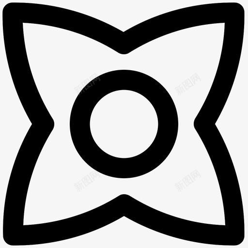 花朵自然大胆的线条图标svg_新图网 https://ixintu.com 自然大胆的线条图标 花朵