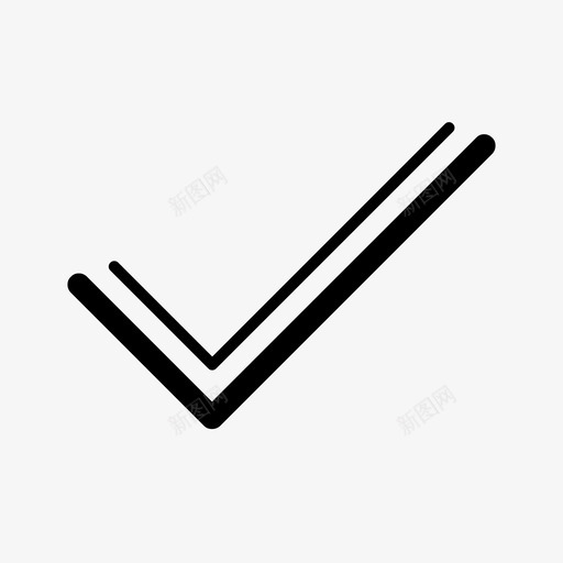 检查两次是正确图标svg_新图网 https://ixintu.com 好 批准 是 检查两次 正确 正确回答 确认