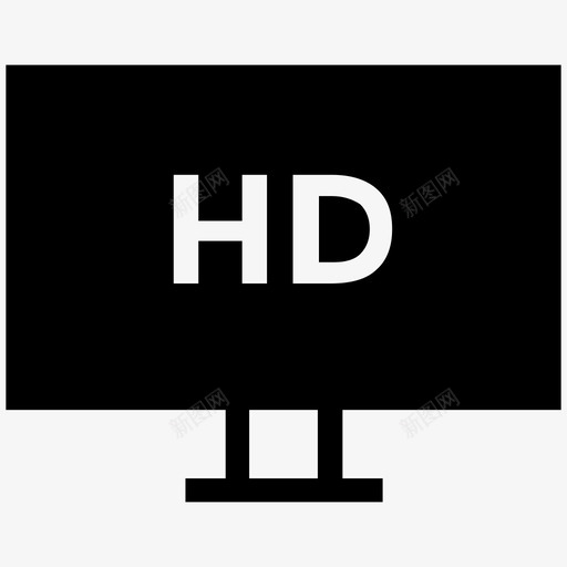 屏幕电子实心图标svg_新图网 https://ixintu.com 电子实心图标 高清屏幕