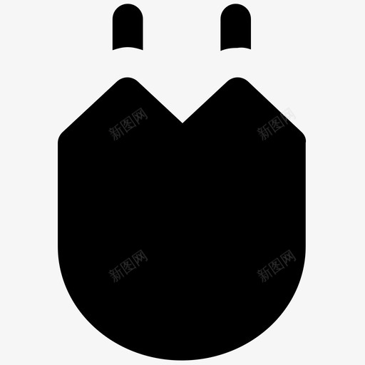 围裙衣服大胆的实心图标svg_新图网 https://ixintu.com 围裙 衣服大胆的实心图标
