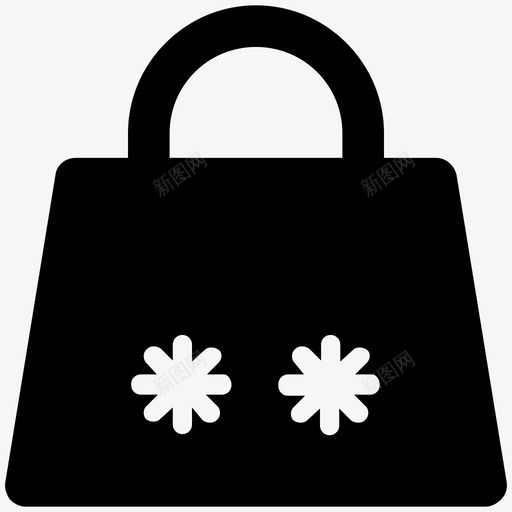 采购产品手袋肩带肩包图标svg_新图网 https://ixintu.com 圣诞节大胆的固体图标 女士手袋 女士钱包 手袋 把手 星号 肩包 肩带 采购产品手袋 鲜花
