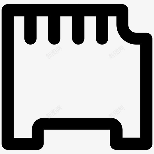 sd卡存储摄影图标svg_新图网 https://ixintu.com microsd sd内存 sd卡 信息 存储 微芯片 摄影 数据 相机 音乐加粗线图标