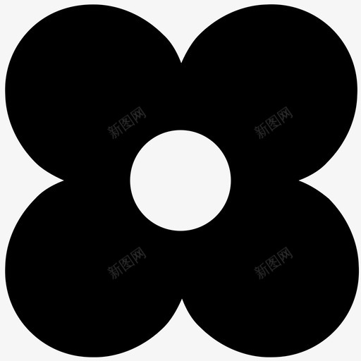 牛尾花自然大胆的固体图标svg_新图网 https://ixintu.com 牛尾花 自然大胆的固体图标