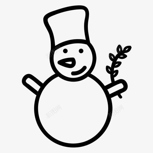 雪人伦斯欢乐图标svg_新图网 https://ixintu.com 伦斯 信息 冬天 分析 圣诞节 增强 欢乐 电子商务 节日 雪人