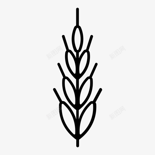 稻谷节小麦图标svg_新图网 https://ixintu.com 农作物 小麦 煮熟的 熟的 稻谷 粥 粮食作物 节 谷物