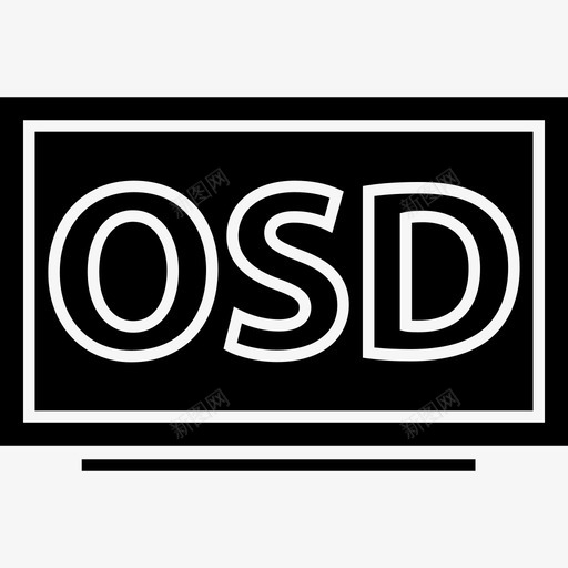 OSD视频监控安全监控完毕图标svg_新图网 https://ixintu.com OSD视频监控 安全 监控完毕