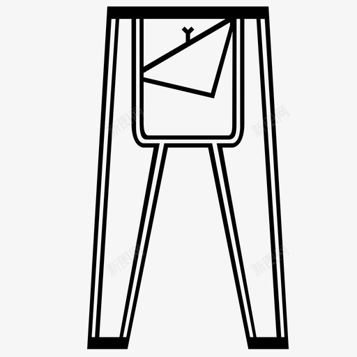 长裤冬季保暖图标svg_新图网 https://ixintu.com 保暖 内衣 冬季 开口 紧身裤 臀部开裂 舒适 裤子 长袜 长裤