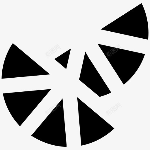 柠檬片食物大胆的固体图标svg_新图网 https://ixintu.com 柠檬片 食物大胆的固体图标