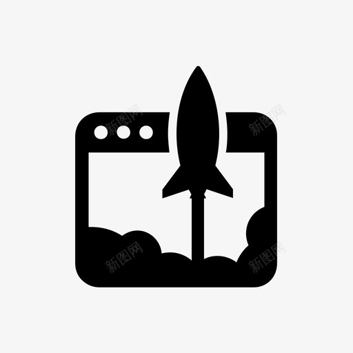 启动小企业火箭图标svg_新图网 https://ixintu.com 信息 危险 启动 品牌 商业小卷1 增加 存储 小企业 火箭