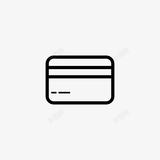 信用卡采购塑料图标svg_新图网 https://ixintu.com 信用卡 借记卡 债务 塑料 收费 电子商务线条艺术 网上购物 购物卡 采购 银行