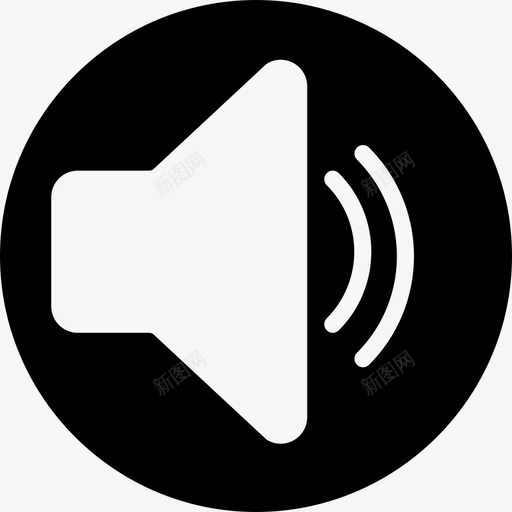 中等音量振动符号图标svg_新图网 https://ixintu.com 中等音量 基本固体 娱乐 按钮 振动 文件 最新技术 标志 符号 螺栓