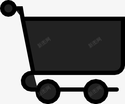 购物车婴儿车杂货店图标svg_新图网 https://ixintu.com 婴儿车 手推车 杂货店 篮子 购物车 运输工具 运输车