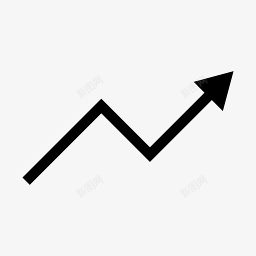 向上箭头技术利润图标svg_新图网 https://ixintu.com 利润 危险 向上箭头 增强 房子 技术 数据 牛市 管理 趋势